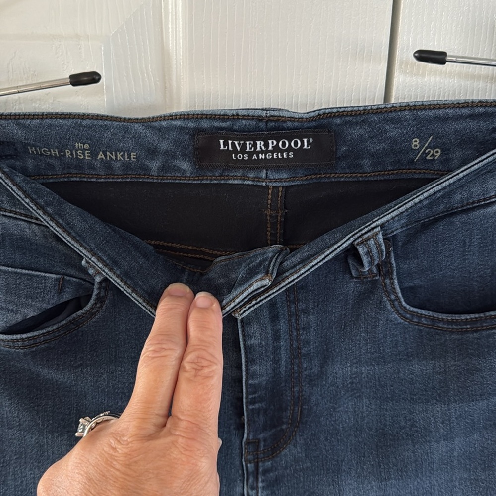 Liverpool Los Angeles Women's the High-Rise Ankle Skinny Jeans -Gently Worn 8/29 - Picture 3 of 7
